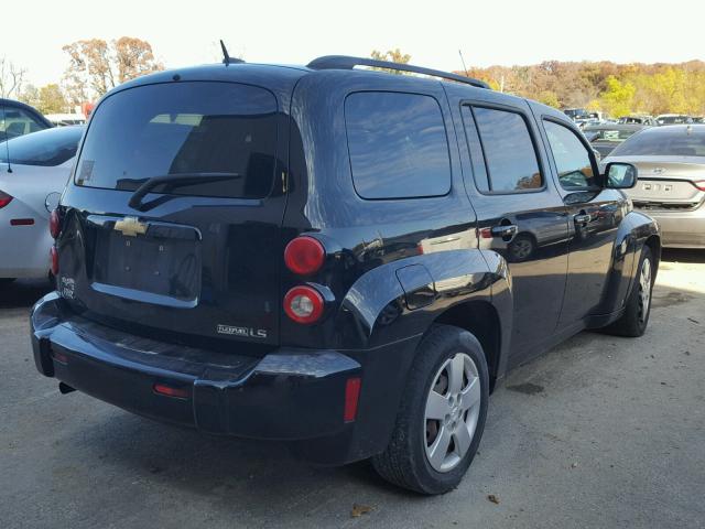 3GNCA13BX9S566791 - 2009 CHEVROLET HHR LS Negro foto 4