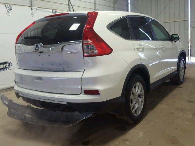 5J6RM4H57GL080127 - 2016 HONDA CR-V EX WHITE photo 4