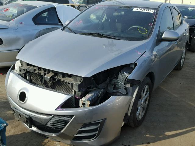 JM1BL1SG4A1202545 - 2010 MAZDA 3 I SILVER photo 2