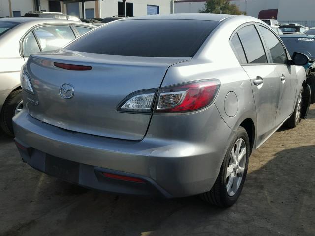 JM1BL1SG4A1202545 - 2010 MAZDA 3 I SILVER photo 4