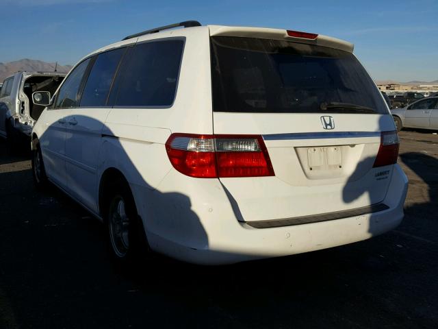 5FNRL38865B014293 - 2005 HONDA ODYSSEY TO WHITE photo 3