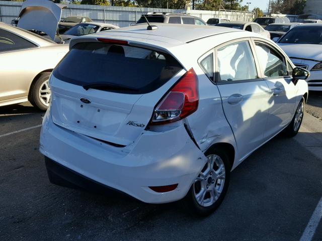 3FADP4EJXGM147204 - 2016 FORD FIESTA SE WHITE photo 4