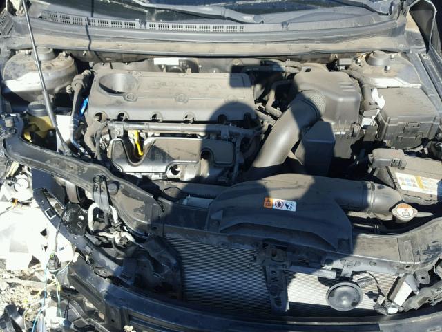 KNAFU4A20D5718577 - 2013 KIA FORTE EX GRAY photo 7