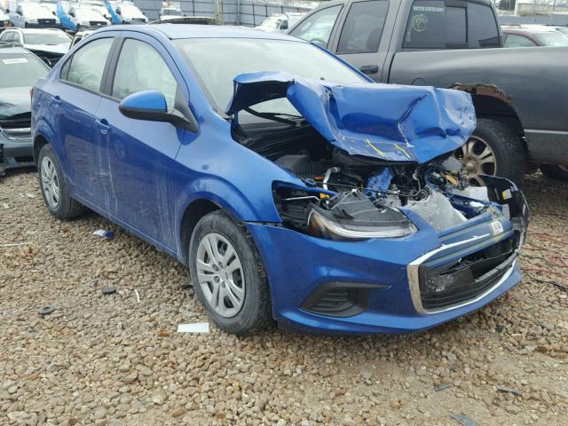 1G1JB5SHXH4151150 - 2017 CHEVROLET SONIC LS BLUE photo 1