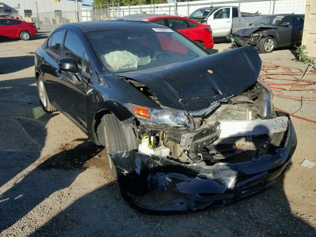 2HGFB2F80CH605019 - 2012 HONDA CIVIC EX შავი ფოტო 1