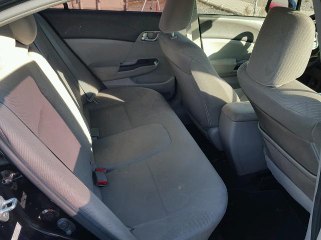 2HGFB2F80CH605019 - 2012 HONDA CIVIC EX შავი ფოტო 6