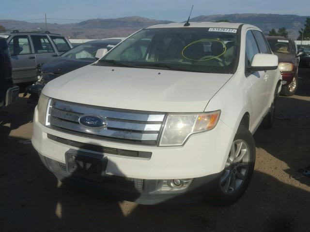 2FMDK3JCXABA26901 - 2010 FORD EDGE SEL WHITE photo 2