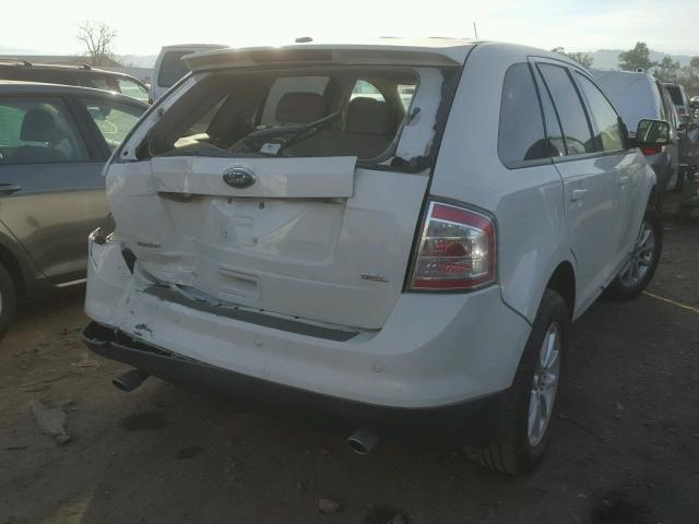 2FMDK3JCXABA26901 - 2010 FORD EDGE SEL WHITE photo 4