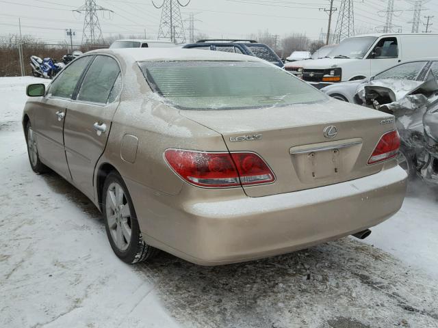 JTHBA30G155122301 - 2005 LEXUS ES 330 BROWN photo 3