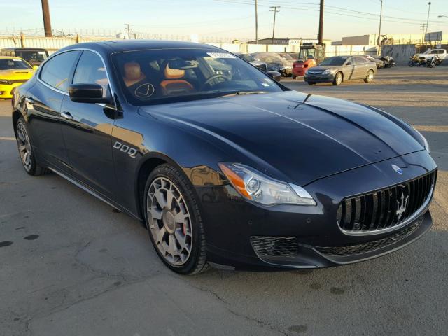 ZAM56PPAXE1082019 - 2014 MASERATI QUATTROPOR BLACK photo 1