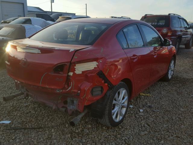 JM1BL1S59A1213832 - 2010 MAZDA 3 S RED photo 4