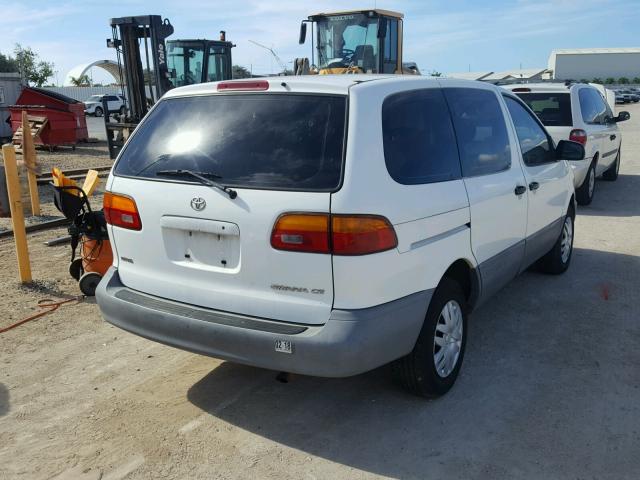 4T3GF19C5YU283390 - 2000 TOYOTA SIENNA CE WHITE photo 4