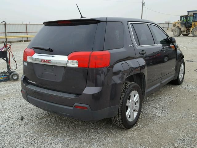 2GKALMEK7D6177482 - 2013 GMC TERRAIN SL GRAY photo 4