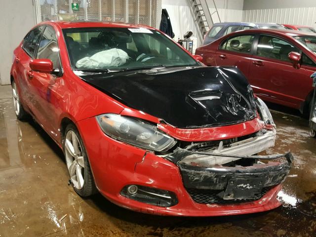 1C3CDFCB2DD341372 - 2013 DODGE DART LIMIT RED photo 1