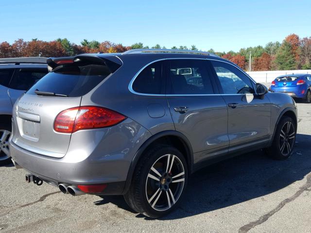 WP1AC2A28ELA80708 - 2014 PORSCHE CAYENNE TU GRAY photo 4