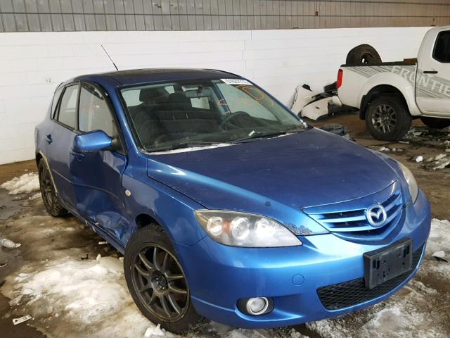 JM1BK344761524265 - 2006 MAZDA 3 HATCHBAC BLUE photo 1