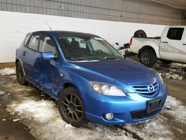 JM1BK344761524265 - 2006 MAZDA 3 HATCHBAC BLUE photo 2