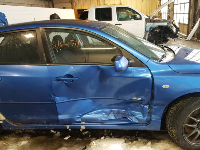 JM1BK344761524265 - 2006 MAZDA 3 HATCHBAC BLUE photo 9