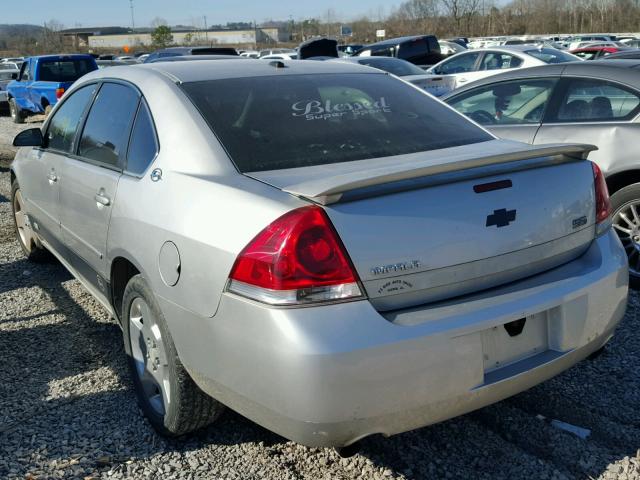 2G1WD58C869322242 - 2006 CHEVROLET IMPALA SUP 银色 照片 3