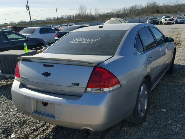 2G1WD58C869322242 - 2006 CHEVROLET IMPALA SUP SILVER photo 4