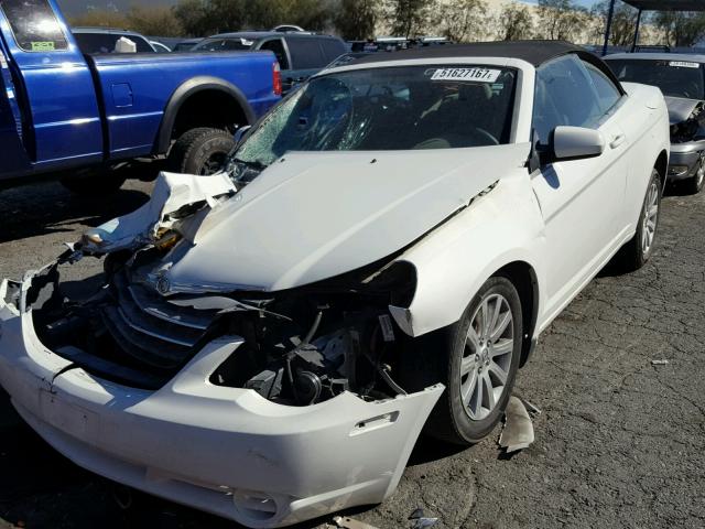 1C3BC5ED7AN169675 - 2010 CHRYSLER SEBRING TO WHITE photo 2