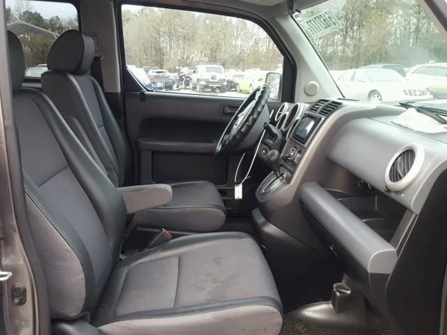 5J6YH28645L025595 - 2005 HONDA ELEMENT EX GRAY photo 5