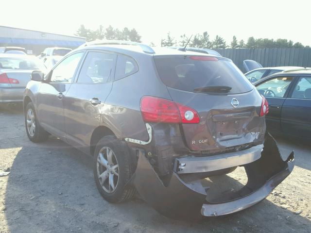 JN8AS58V39W431037 - 2009 NISSAN ROGUE S BROWN photo 3