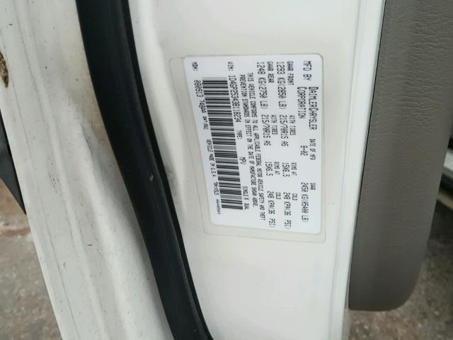 1D4GP25343B118234 - 2003 DODGE CARAVAN SE WHITE photo 10