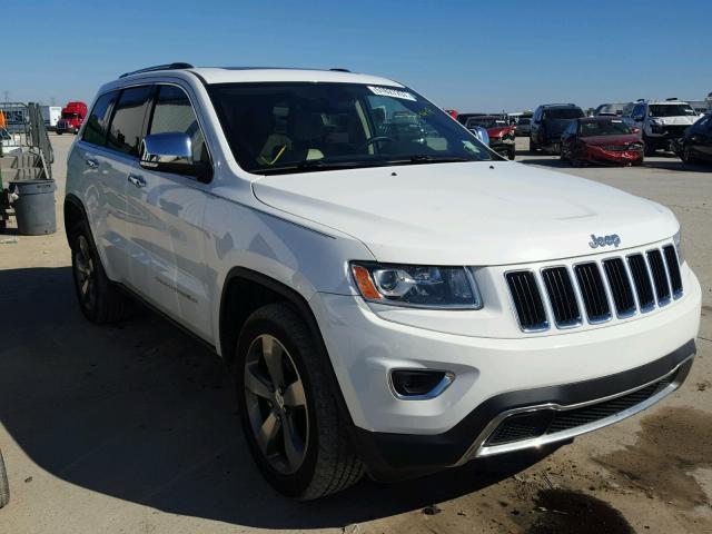 1C4RJFBG5EC363627 - 2014 JEEP GRAND CHER WHITE photo 1