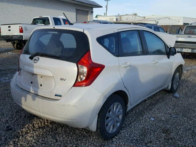 3N1CE2CP7EL433170 - 2014 NISSAN VERSA NOTE WHITE photo 4