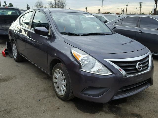 3N1CN7AP0FL934547 - 2015 NISSAN VERSA S GRAY photo 1