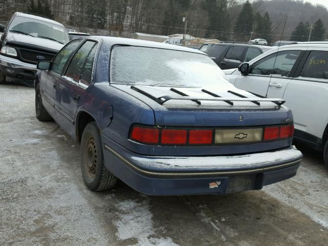 2G1WL54T7P9266238 - 1993 CHEVROLET LUMINA BLUE photo 3