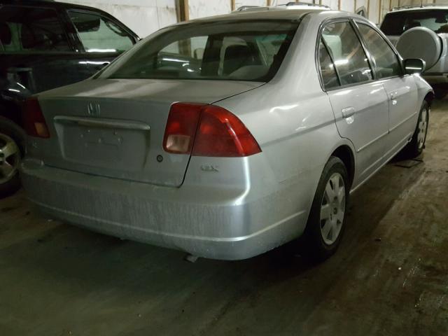 2HGES26772H596353 - 2002 HONDA CIVIC EX SILVER photo 4