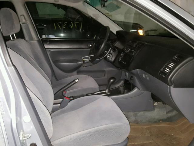 2HGES26772H596353 - 2002 HONDA CIVIC EX 银色 照片 5