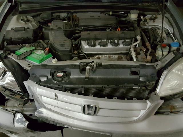 2HGES26772H596353 - 2002 HONDA CIVIC EX 银色 照片 7
