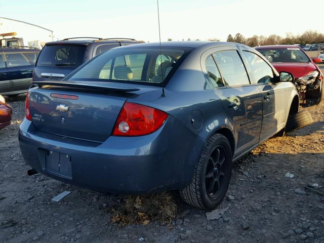 1G1AL55F577356685 - 2007 CHEVROLET COBALT LT BLUE photo 4