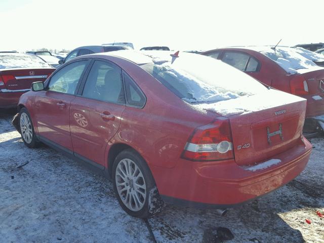 YV1MS682X52053072 - 2005 VOLVO S40 T5 RED photo 3