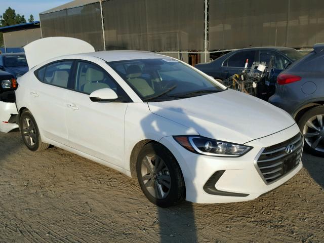 5NPD84LF9HH143013 - 2017 HYUNDAI ELANTRA SE WHITE photo 1