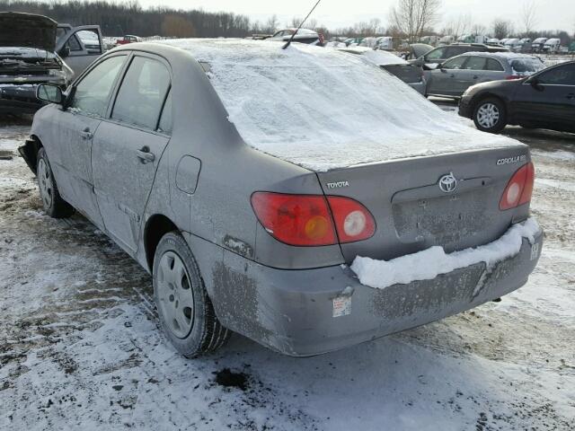 1NXBR32E33Z165879 - 2003 TOYOTA COROLLA CE GRAY photo 3