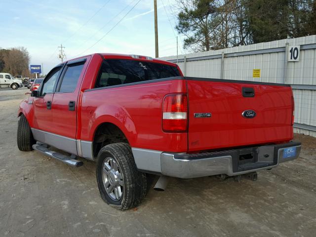 1FTPW12VX7FB56209 - 2007 FORD F150 SUPER RED photo 3