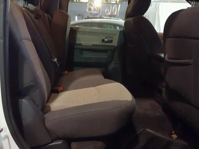 1C6RD7LTXCS257029 - 2012 DODGE RAM 1500 S WHITE photo 6
