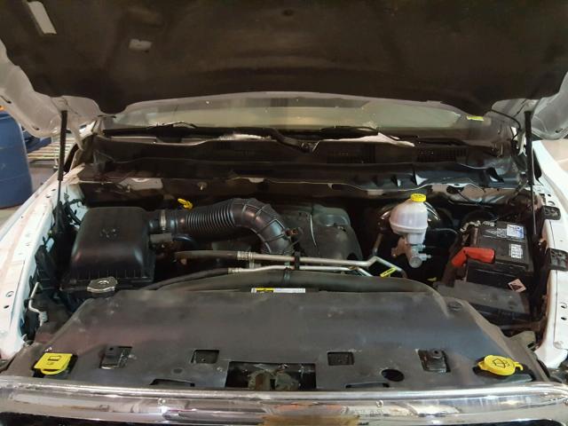 1C6RD7LTXCS257029 - 2012 DODGE RAM 1500 S WHITE photo 7