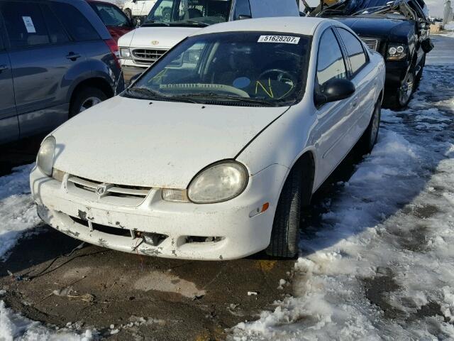 1B3ES56C22D616083 - 2002 DODGE NEON ES WHITE photo 2