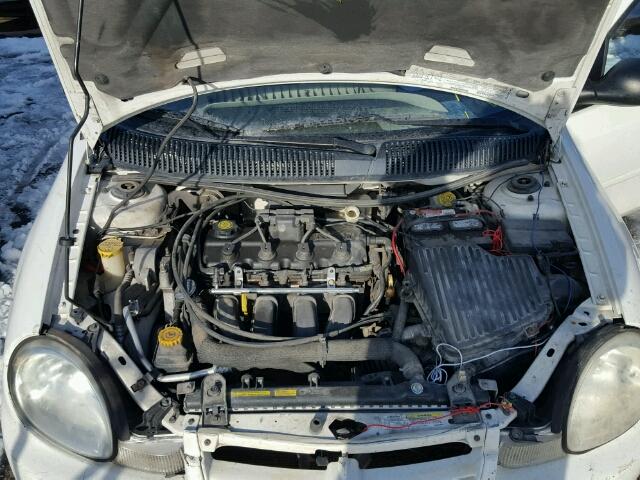 1B3ES56C22D616083 - 2002 DODGE NEON ES WHITE photo 7