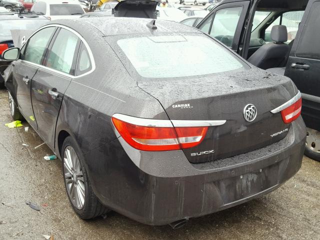 1G4PS5SK9D4147576 - 2013 BUICK VERANO GRAY photo 3