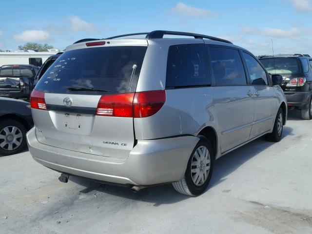 5TDZA23C65S335175 - 2005 TOYOTA SIENNA CE TAN photo 4