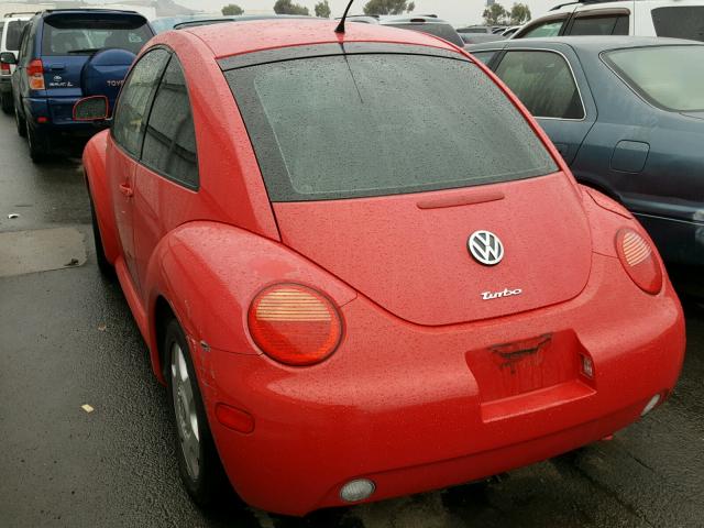 3VWCD21C5YM463781 - 2000 VOLKSWAGEN NEW BEETLE 红色 照片 3