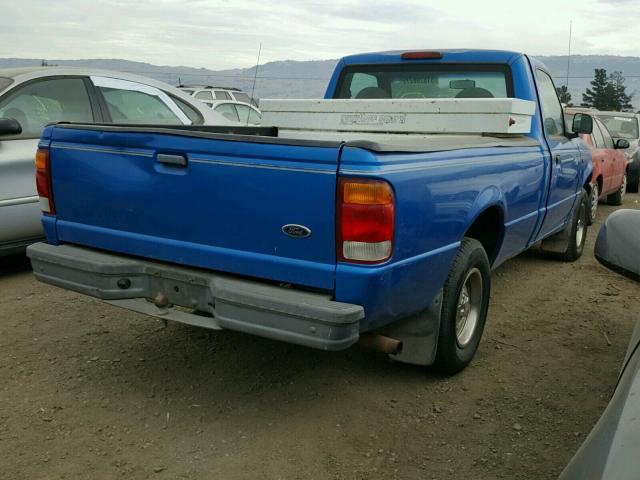 1FTYR10V9XUA70321 - 1999 FORD RANGER BLUE photo 4