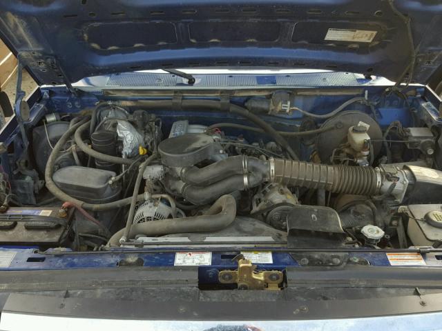 1FTEF14H6TLB15151 - 1996 FORD F150 BLUE photo 7