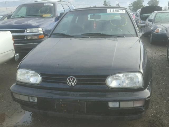 3VWBB81E1WM807514 - 1998 VOLKSWAGEN CABRIO GLS BLACK photo 9